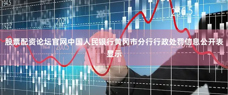 股票配资论坛官网中国人民银行黄冈市分行行政处罚信息公开表显示