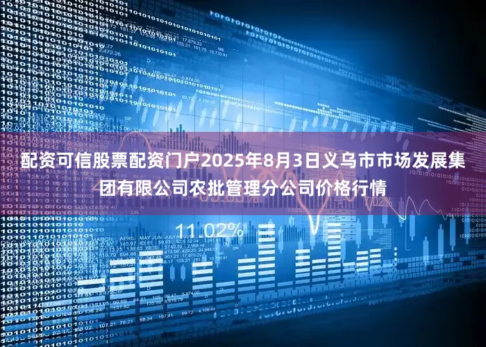 配资可信股票配资门户2025年8月3日义乌市市场发展集团有限公司农批管理分公司价格行情