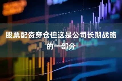股票配资穿仓但这是公司长期战略的一部分